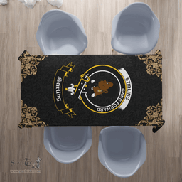 Scottish Stirling (of Keir) Clan Tartan Tablecloth - Gold Style Scottish Plaid Tartan Plaid