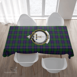 Scottish Shaw (of Tordarroch) Clan Tartan Tablecloth - Crest Classic Scottish Plaid Tartan Plaid