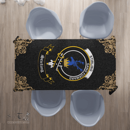 Scottish Stirling (of Cadder-Present Chief) Clan Tartan Tablecloth - Gold Style Scottish Plaid Tartan Plaid