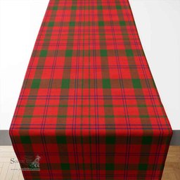 Scottish MacDonnell of Keppoch Modern Clan Tartan Table Runner - Classic Scottish Plaid Tartan Plaid