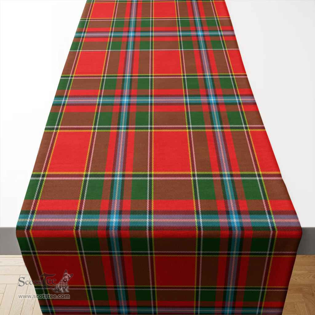 Scottish Drummond of Perth Clan Tartan Table Runner - Classic Scottish Plaid Tartan Plaid