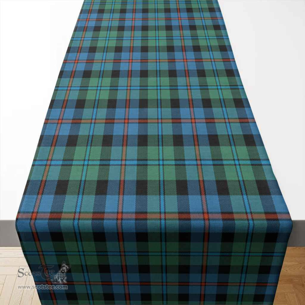 Scottish Campbell of Cawdor Ancient Clan Tartan Table Runner - Classic Scottish Plaid Tartan Plaid