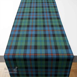 Scottish Campbell of Cawdor Ancient Clan Tartan Table Runner - Classic Scottish Plaid Tartan Plaid