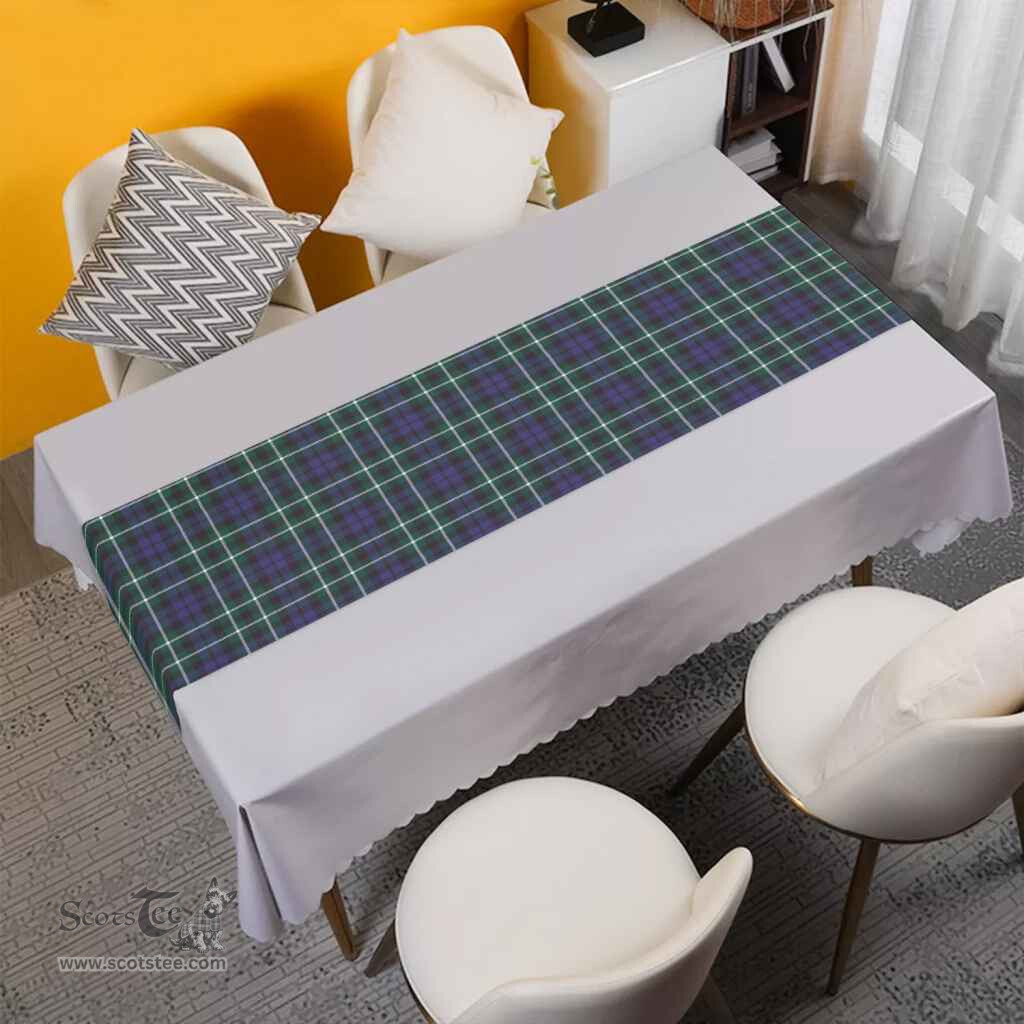 Scottish Graham of Montrose Modern Clan Tartan Table Runner - Classic Scottish Plaid Tartan Plaid