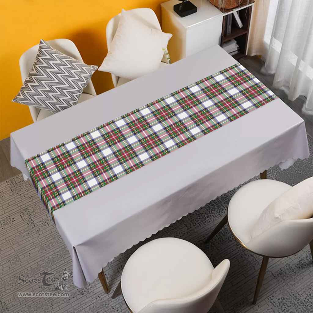 Scottish Stewart Dress Modern Clan Tartan Table Runner - Classic Scottish Plaid Tartan Plaid