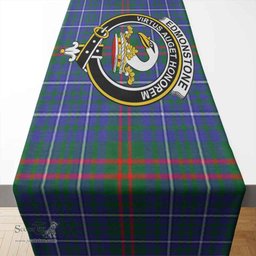 Scottish Edmonstone (of Duntreath) Clan Crest Tartan Table Runner Scottish Plaid Tartan Plaid