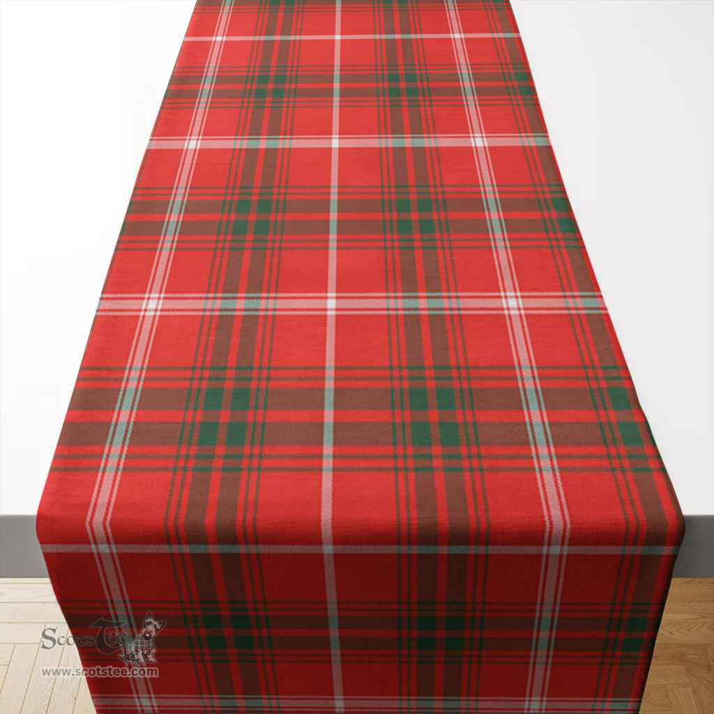 Scottish Duke of Rothesay Modern Clan Tartan Table Runner - Classic Scottish Plaid Tartan Plaid