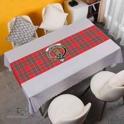 Scottish Binning of Wallifoord Clan Crest Tartan Table Runner Scottish Plaid Tartan Plaid