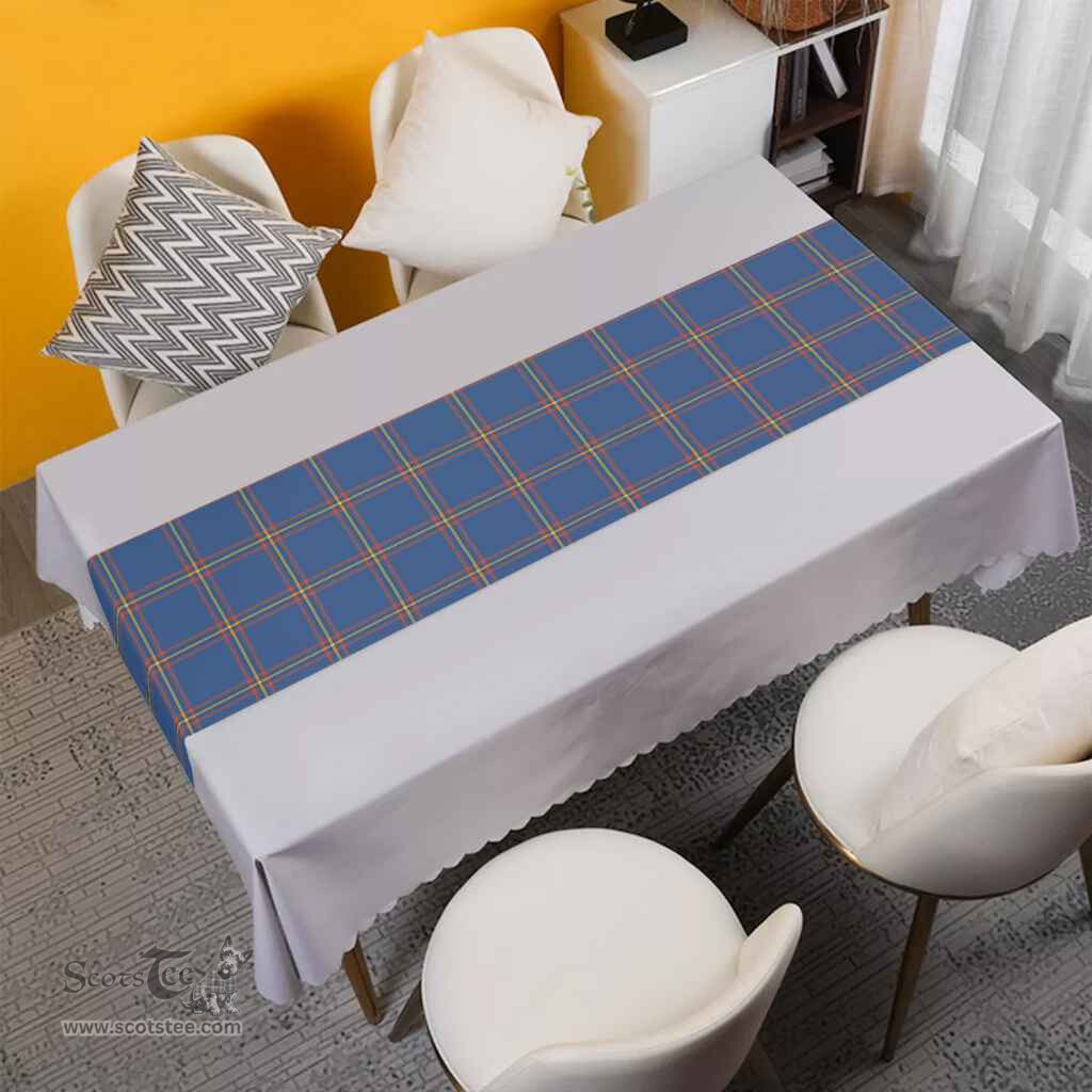 Scottish MacLaine of Loch Buie Hunting Ancient Clan Tartan Table Runner - Classic Scottish Plaid Tartan Plaid