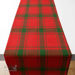 Scottish MacDonald of Sleat Clan Tartan Table Runner - Classic Scottish Plaid Tartan Plaid