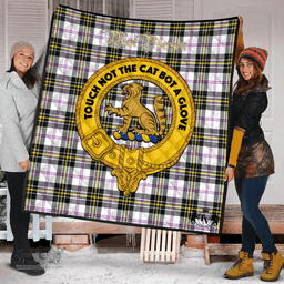 Scottish MacPherson Dress Modern Clan Tartan Quilt - Crest Gold Style Scottish Plaid Tartan Plaid