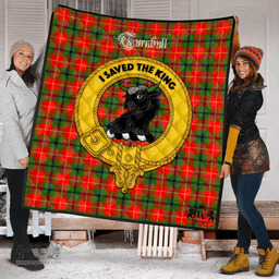 Scottish Turnbull Dress Clan Tartan Quilt - Crest Gold Style Scottish Plaid Tartan Plaid