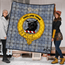 Scottish Tweedie Clan Tartan Quilt - Crest Gold Style Scottish Plaid Tartan Plaid