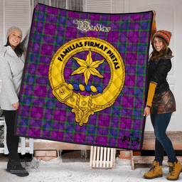 Scottish Wardlaw Modern Clan Tartan Quilt - Crest Gold Style Scottish Plaid Tartan Plaid