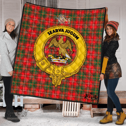 Scottish Hay Modern Clan Tartan Quilt - Crest Gold Style Scottish Plaid Tartan Plaid