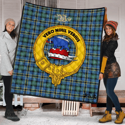 Scottish Weir Ancient Clan Tartan Quilt - Crest Gold Style Scottish Plaid Tartan Plaid