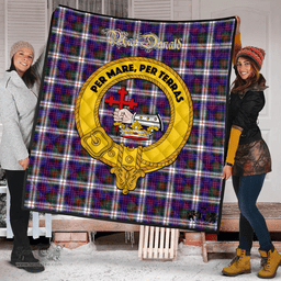 Scottish MacDonald Dress Modern Clan Tartan Quilt - Crest Gold Style Scottish Plaid Tartan Plaid