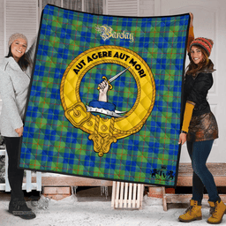 Scottish Barclay Hunting Ancient Clan Tartan Quilt - Crest Gold Style Scottish Plaid Tartan Plaid