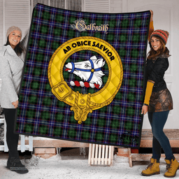 Scottish Galbraith Modern Clan Tartan Quilt - Crest Gold Style Scottish Plaid Tartan Plaid