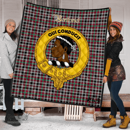 Scottish Borthwick Ancient Clan Tartan Quilt - Crest Gold Style Scottish Plaid Tartan Plaid