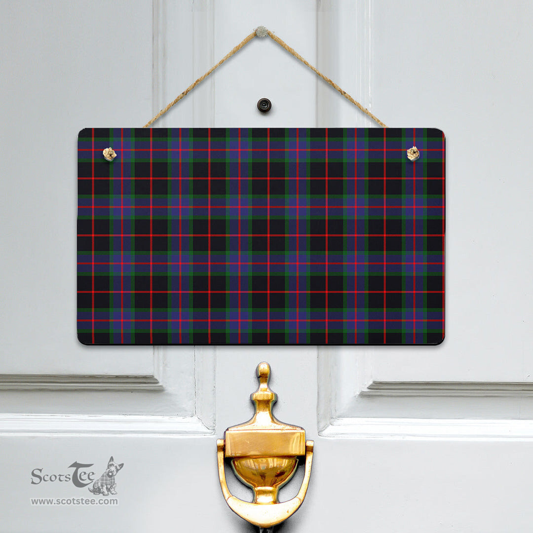 Scottish Nairn Clan Tartan Door Sign - Classic Scottish Plaid Tartan Plaid