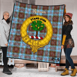 Scottish Anderson Ancient Clan Tartan Quilt - Crest Gold Style Scottish Plaid Tartan Plaid