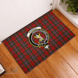 Scottish Stewart of Fingask Clan Tartan Rubber Door Mat - Classic Scottish Plaid Tartan Plaid