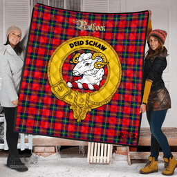 Scottish Ruthven Modern Clan Tartan Quilt - Crest Gold Style Scottish Plaid Tartan Plaid
