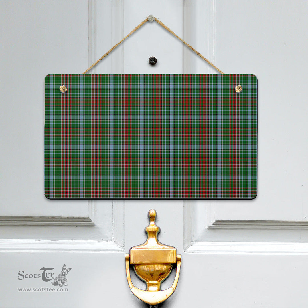Scottish Gayre Clan Tartan Door Sign - Classic Scottish Plaid Tartan Plaid