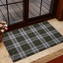 Scottish Stewart of Appin Dress 01 Clan Tartan Rubber Door Mat - Classic Scottish Plaid Tartan Plaid
