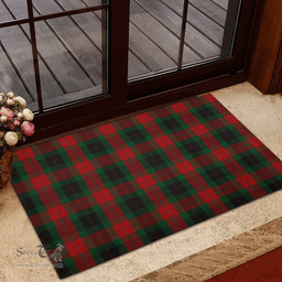Scottish Skene of Cromar 02 Clan Tartan Rubber Door Mat - Classic Scottish Plaid Tartan Plaid