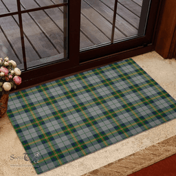 Scottish Nova Scotia District Dress 02 Clan Tartan Rubber Door Mat - Classic Scottish Plaid Tartan Plaid
