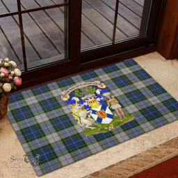 Scottish Nova Scotia District Dress Clan Tartan Rubber Door Mat - Classic Scottish Plaid Tartan Plaid
