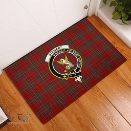 Scottish Stewart of Galloway 01 Clan Tartan Rubber Door Mat - Classic Scottish Plaid Tartan Plaid