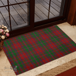 Scottish Stewart of Appin 01 Clan Tartan Rubber Door Mat - Classic Scottish Plaid Tartan Plaid