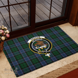 Scottish Graham of Montrose 01 Clan Tartan Rubber Door Mat - Classic Scottish Plaid Tartan Plaid