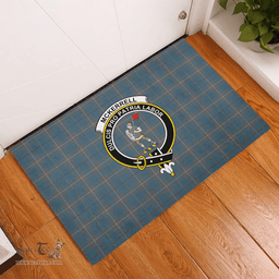Scottish McKerrell of Hillhouse Dress Clan Tartan Rubber Door Mat - Classic Scottish Plaid Tartan Plaid