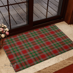 Scottish MacLeod of Gesto 02 Clan Tartan Rubber Door Mat - Classic Scottish Plaid Tartan Plaid