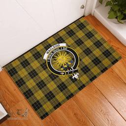 Scottish MacLeod of Lewis Vestiarium Scoticum Clan Tartan Rubber Door Mat - Classic Scottish Plaid Tartan Plaid