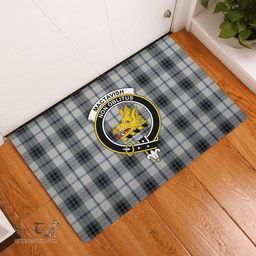 Scottish MacTavish of Dunardry Dress Clan Tartan Rubber Door Mat - Classic Scottish Plaid Tartan Plaid