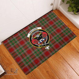 Scottish MacLeod of Gesto 02 Clan Tartan Rubber Door Mat - Classic Scottish Plaid Tartan Plaid