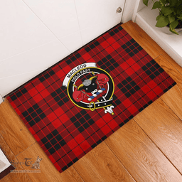 Scottish MacLeod of Raasay Clan Tartan Rubber Door Mat - Classic Scottish Plaid Tartan Plaid