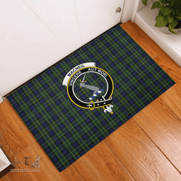 Scottish MacNeil of Colonsay Clan Tartan Rubber Door Mat - Classic Scottish Plaid Tartan Plaid