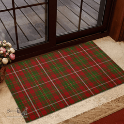 Scottish Hay Clan Tartan Rubber Door Mat - Classic Scottish Plaid Tartan Plaid