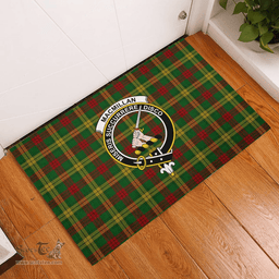 Scottish MacMillan Society of Glasgow Clan Tartan Rubber Door Mat - Classic Scottish Plaid Tartan Plaid