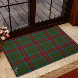 Scottish Grant of Monymusk Clan Tartan Rubber Door Mat - Classic Scottish Plaid Tartan Plaid