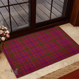 Scottish Lumsden of Clova Clan Tartan Rubber Door Mat - Classic Scottish Plaid Tartan Plaid
