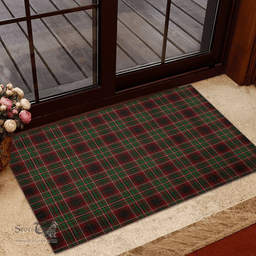 Scottish Innes of Cowie Clan Tartan Rubber Door Mat - Classic Scottish Plaid Tartan Plaid
