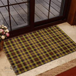 Scottish Jardine of Castlemilk Clan Tartan Rubber Door Mat - Classic Scottish Plaid Tartan Plaid