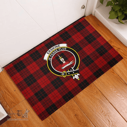 Scottish Erskine Paton Clan Tartan Rubber Door Mat - Classic Scottish Plaid Tartan Plaid
